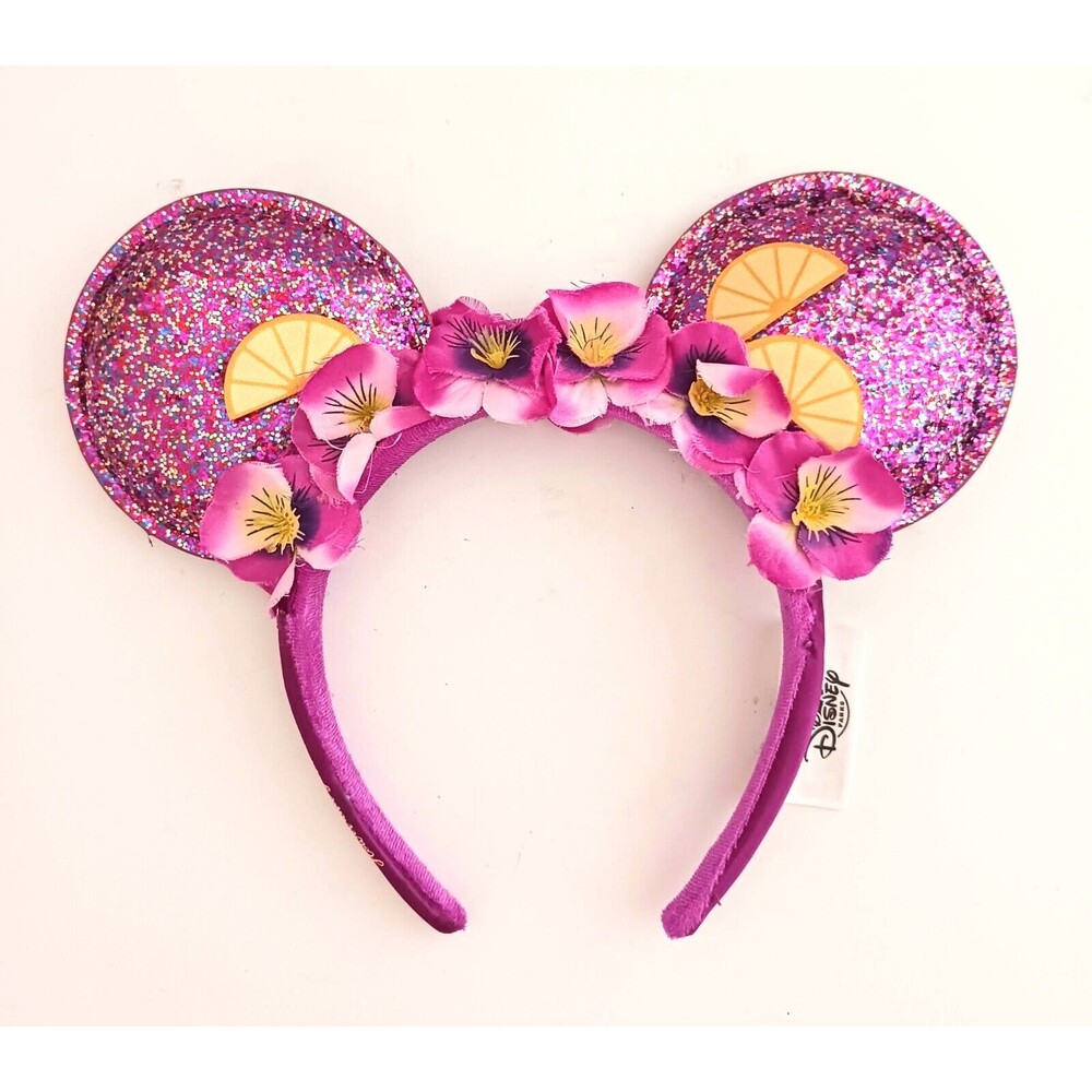 NEW Disney Parks Epcot Ear Headband Violet Lemonade Flower& Garden Festival 2019